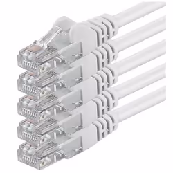 1aTTack 0.5m Cat6 UTP, 0,5 m, Cat6, U/UTP (UTP), RJ-45, RJ-45