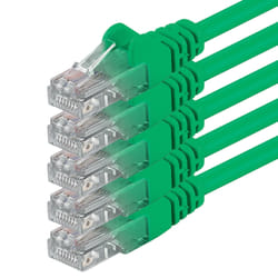 1aTTack 3.0m 2x RJ-45 Cat6 UTP M/M câble de réseau Vert 3 m U/UTP (UTP)
