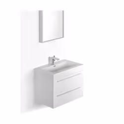 Ensemble de meubles de salle de bains T730 blanc L'ensemble de meubles de salle de bains T730 de BERNSTEIN, avec sa surface b ...