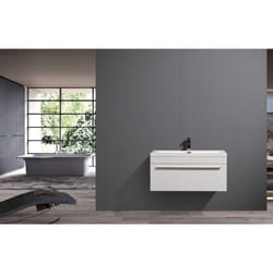 BERNSTEIN - Ensemble de meubles de salle de bains T900 Blanc