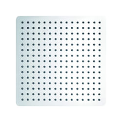 Tête de douche carrée, extra-plate en laiton chromé DPG2033 - 50x50cm - Bernstein