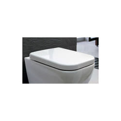 Abattant lunette wc, Cuvette toilettes avec charnières acier - 44,5x35,8cm - Bernstein