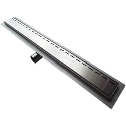 Canal de douche G014 - écoulement de douche en acier inoxydable - pour les douches à l'italienne - longueur spécifiée700mm - Bernstein