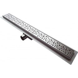 Caniveau de douche italienne réglable acier inoxydable avec Siphon et filtre - 70cm700mm - Bernstein