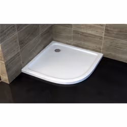 Description générale Receveur de douche de haute qualité avec une surface de base de 90 x 90 cm et une hauteur de 5 cm. Ce re ...
