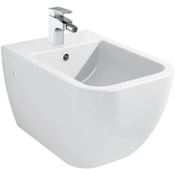 Bernstein - Bidet suspendu en céramique sanitaire blanc BH101