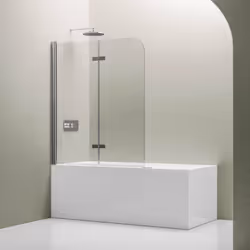 Pare baignoire en verre véritable Nano EX209 - 1200 x 1400 x 6 mm Le pare baignoire BERNSTEIN, au design moderne simple et él ...