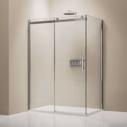 Paroi de douche en verre Nano EX806, porte coulissante - 120 x 90 x 195 cm Superbe cabine de douche BERNSTEIN moderne au desi ...