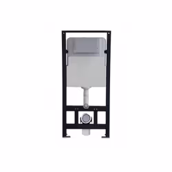 Bâti-support G3004A - plaque pour déclenchement frontal Bâti-support réglable en hauteur, convient à tous les types de WC sus ...