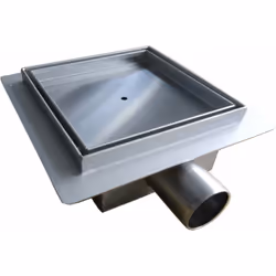 Caniveau de douche en acier inoxydable S8 - prêt à carreler Design substil de la douche de plain-pied Caniveau d'évacuation B ...