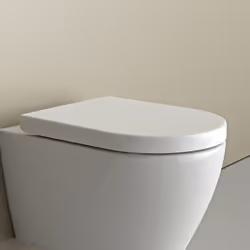 Description générale Découvrez cet abattant WC suspendu blanc en plastique thermodurci U1002, mesurant 46,4 cm x 35,9 cm x 5, ...