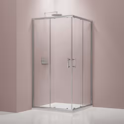 Description générale La paroi de douche et porte coulissante en verre véritable NANO EX506 mesure 90 x 120 x 195 cm. Son desi ...