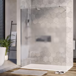 Description générale Superbe paroi de douche BERNSTEIN au design simple et élégant qui embellira votre salle de bain. La paro ...