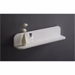 Étagère murale de rangement pour salle de bain PB4201 - fonte minérale - 60x12x12cm Cet accessoire décoratif et pratique BERN ...