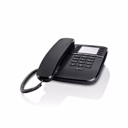 Gigaset DA510, Téléphone analogique, 20 entrées, Noir
