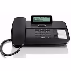 Gigaset DA710, Téléphone DECT, 100 entrées, Noir