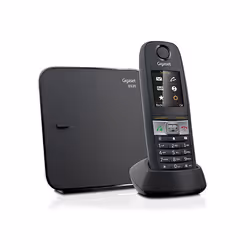 Gigaset E630 DECT Etanche et Antichoc Base+combiné, Téléphone analog/dect, Combiné sans fil, Haut-parleur, 200 entrées, Servi ...