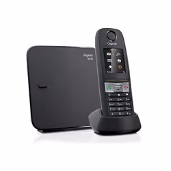 Gigaset E630, Téléphone analog/dect, Combiné sans fil, 200 entrées, Service de message court (SMS)