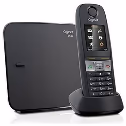 Gigaset E630 Téléphone DECT Identification de l'appelant Noir