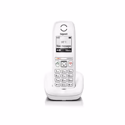 Gigaset AS405, Téléphone DECT, Haut-parleur, 100 entrées, Identification de l'appelant, Service de message court (SMS), Blanc