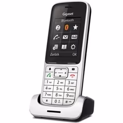 Gigaset SL450HX, Téléphone DECT, 500 entrées, Service de message court (SMS), Noir, Platine