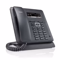 Gigaset Maxwell Basic, Téléphone IP, Noir, Combiné filaire, 2 lignes, 100 entrées, LCD