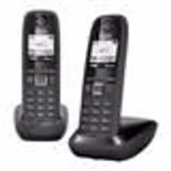 Gigaset AS405 Duo Téléphone sans fil avec ID dappelant DECTGAP blanc + combiné supplémentaire