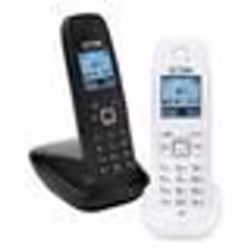 Téléphone sans fil Gigaset AS405 - Noir - Clavier simple - Identification de lappelant - 4 piles AAA