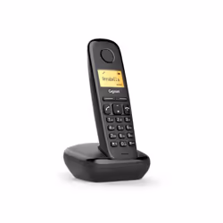 Gigaset A170, Téléphone DECT, Combiné sans fil, 50 entrées, Noir