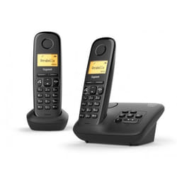 Gigaset A 270 A DUO Téléphone analog/dect Identification de l'appelant Noir