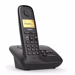 Gigaset A270A Téléphone DECT Identification de l'appelant Noir