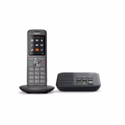Gigaset CL660A, Téléphone analog/dect, Combiné sans fil, Haut-parleur, 400 entrées, Identification de l'appelant, Gris