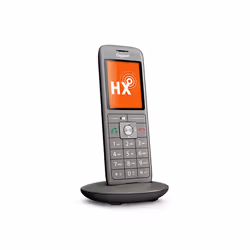 Gigaset CL660HX, Téléphone analog/dect, Combiné sans fil, Haut-parleur, 400 entrées, Identification de l'appelant, Anthracite ...