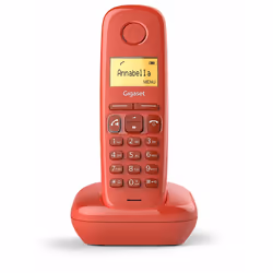 Gigaset A270 Téléphone DECT Identification de l'appelant Rouge