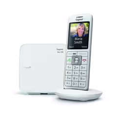 Gigaset CL660, Téléphone analog/dect, Combiné sans fil, Haut-parleur, 400 entrées, Identification de l'appelant, Blanc
