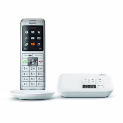 Gigaset CL660A, Téléphone analogique, Combiné sans fil, Haut-parleur, 400 entrées, Identification de l'appelant, Gris