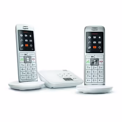 Gigaset CL660A, Téléphone analog/dect, Combiné sans fil, Haut-parleur, 400 entrées, Identification de l'appelant, Gris