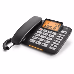 Gigaset DL580 Téléphone analogique Identification de l'appelant Noir - Vue supplémentaire 5
