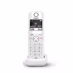 Gigaset AS690, Téléphone analog/dect, Combiné sans fil, 100 entrées, Blanc