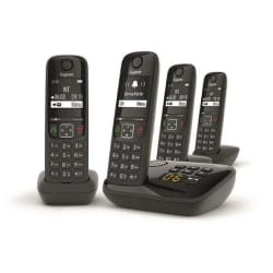 Gigaset AS690A Quattro Téléphone analog/dect Noir