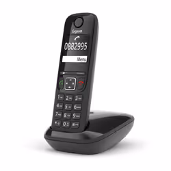 Gigaset AS690 Téléphone analog/dect Identification de l'appelant Noir