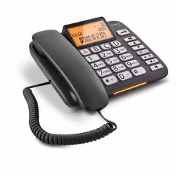 Gigaset DL580 téléphone Téléphone analogique Identification de l'appelant Noir - Vue supplémentaire 4