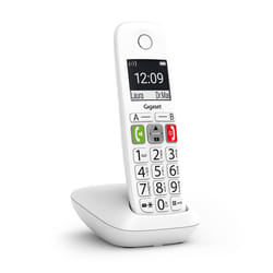 Gigaset E290 téléphone Téléphone analog/dect Identification de l'appelant Blanc