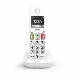Gigaset E290 téléphone Téléphone analog/dect Identification de l'appelant Blanc