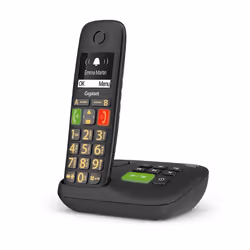 Gigaset E290A BLACK Téléphone analog/dect Identification de l'appelant Noir