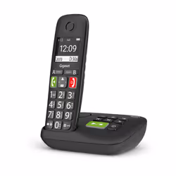 Gigaset E290A BLACK Téléphone analog/dect Identification de l'appelant Noir - Vue supplémentaire 4