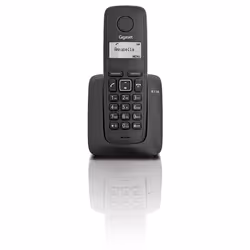 Gigaset A116, Téléphone DECT, Combiné sans fil, 50 entrées, Identification de l'appelant, Noir