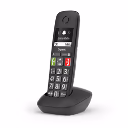 Gigaset E290HX Téléphone analog/dect Identification de l'appelant Noir - Vue supplémentaire 4