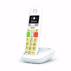 Gigaset E290 Téléphone analog/dect Identification de l'appelant Blanc