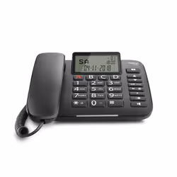 Gigaset DL380 Téléphone analogique Identification de l'appelant Noir - Vue supplémentaire 4